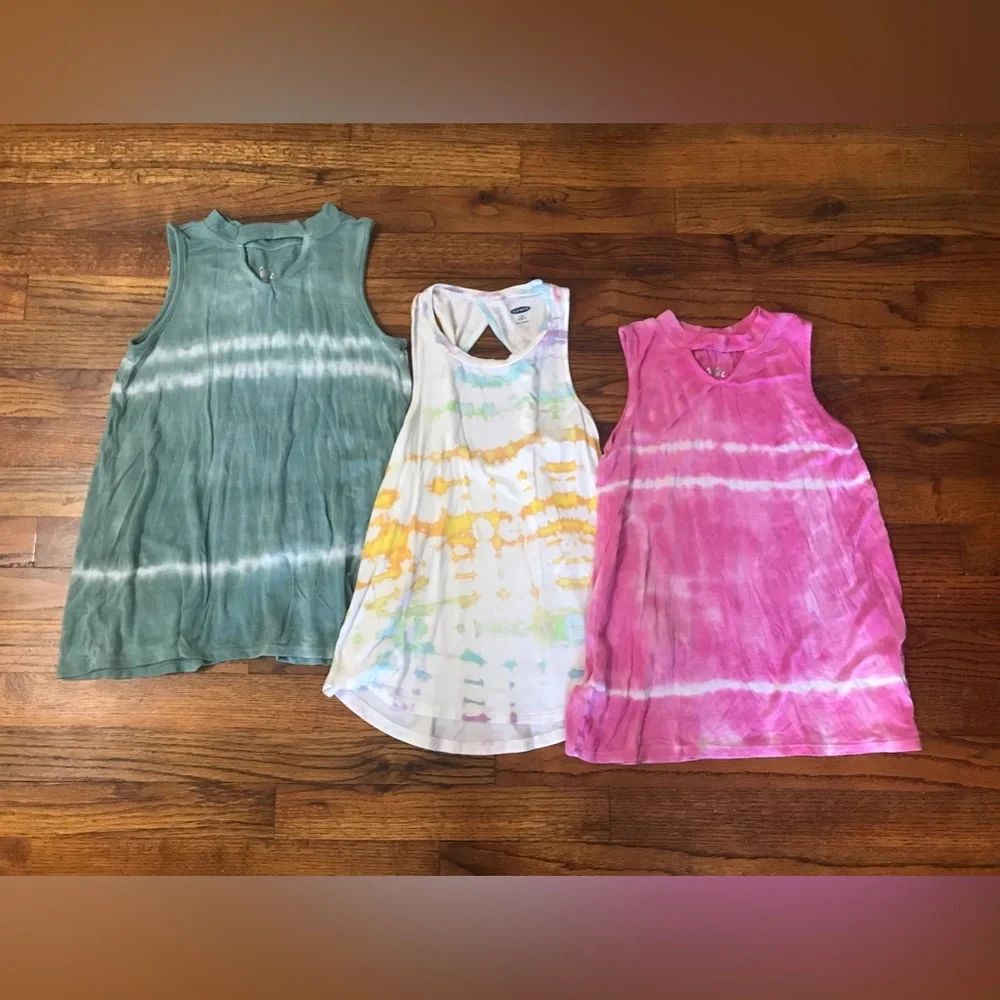 Dri-fit Activewear Performance Sports Shirts  Justice & Old Navy Tank Tops Girls